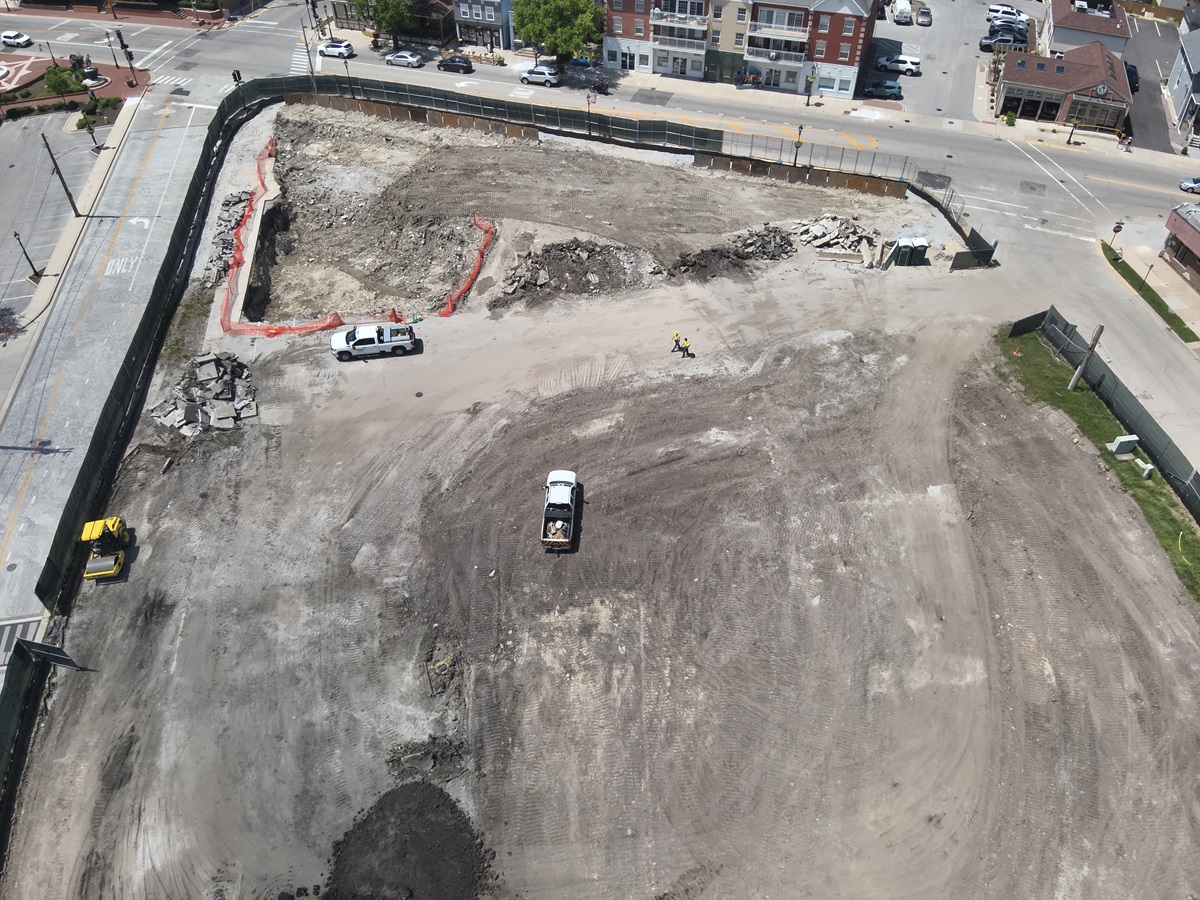 Harmony Square construction on May 22, 2024